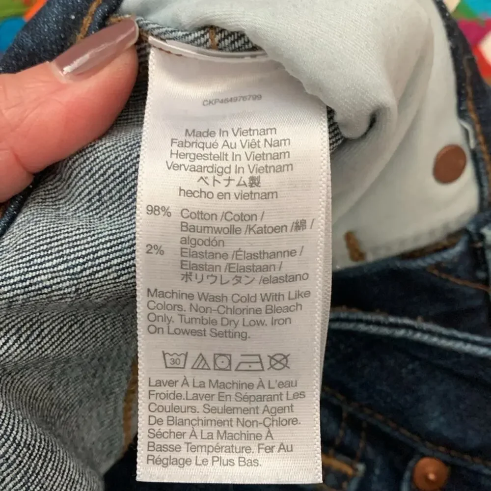 Madewell Curvy High Rise Skinny Denim Jeans